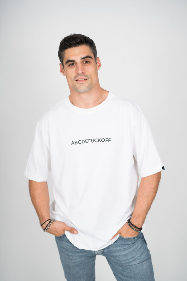 abcdeF**k Off Oversized Tee