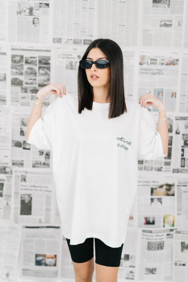 Art is not a Crime Oversized Tee