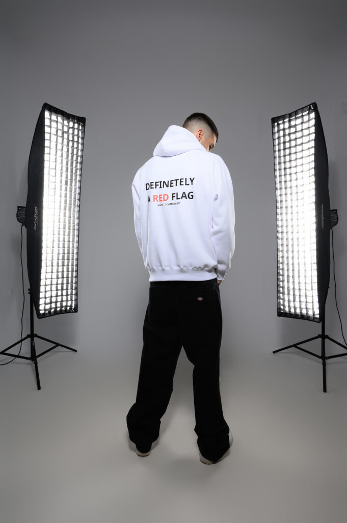 Definetely a Red flag  Oversized Hoodie