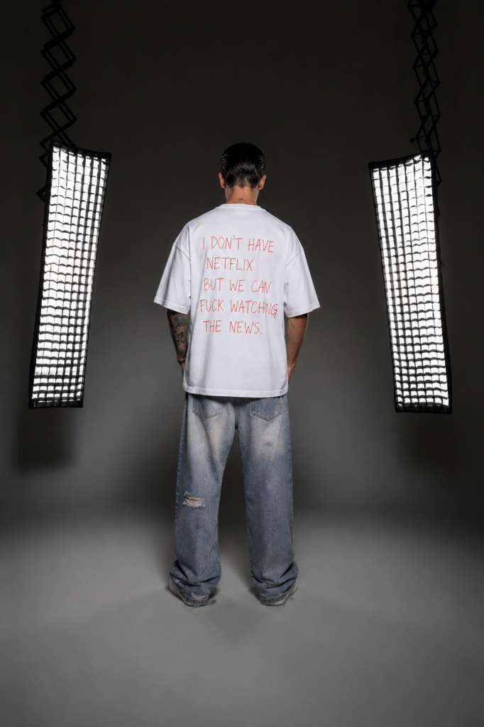 No Netflix-No Problem oversized tee