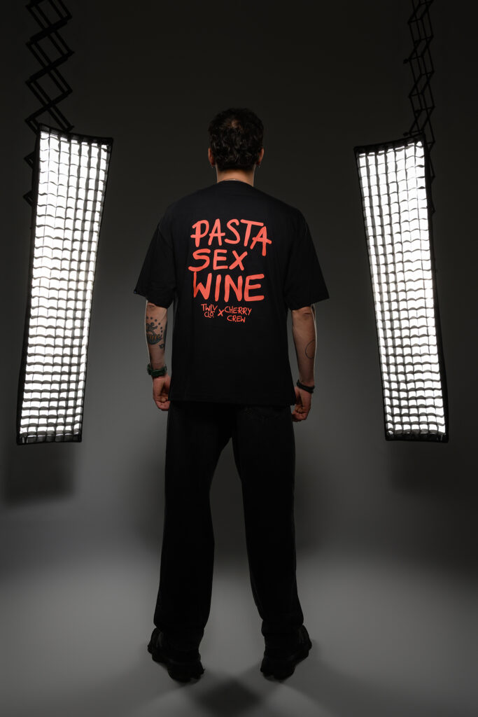 Sex Pasta Wine   Loose tee x Cherry Crew