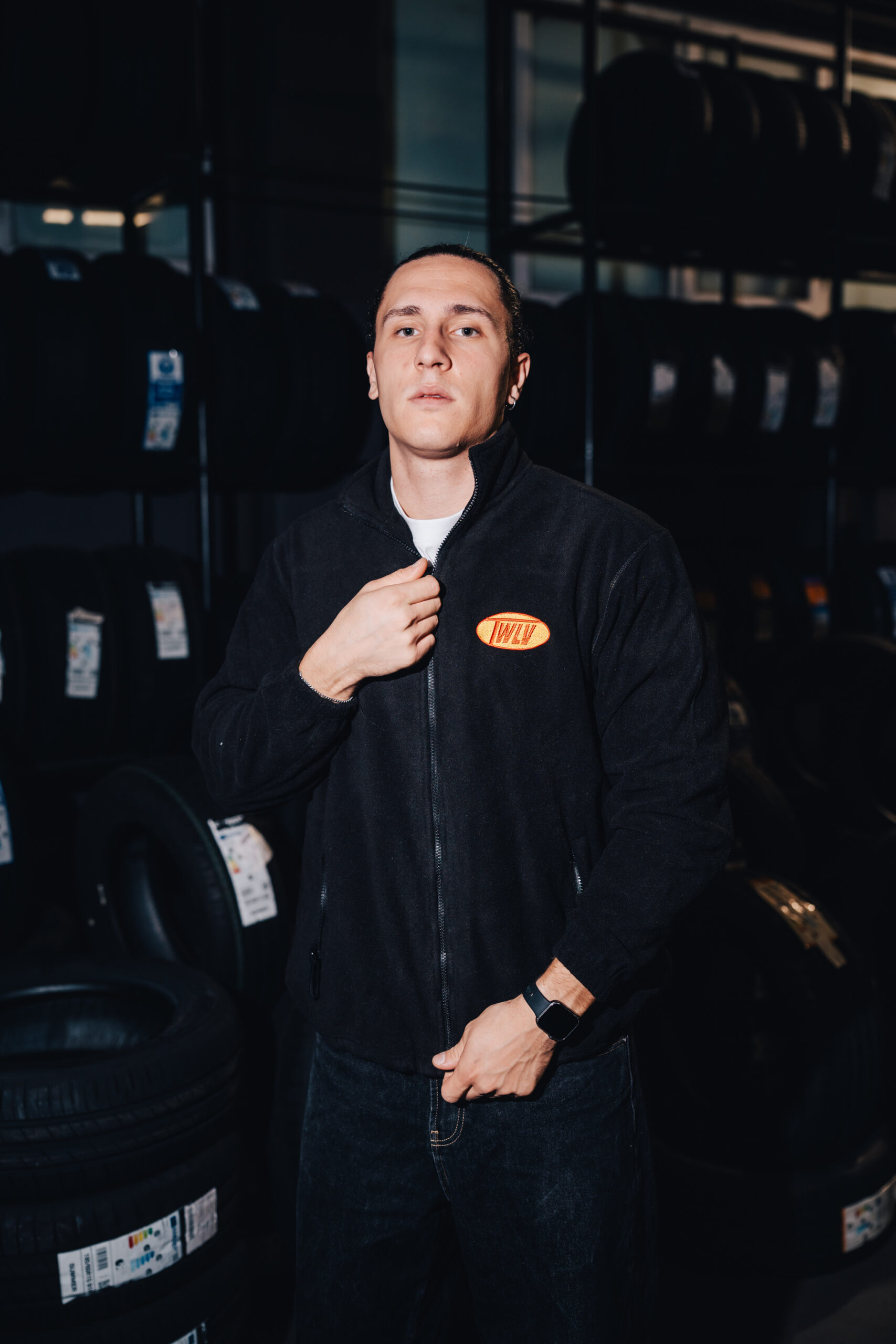 Fleece Zip-Up Oversized Jacket - Image 4