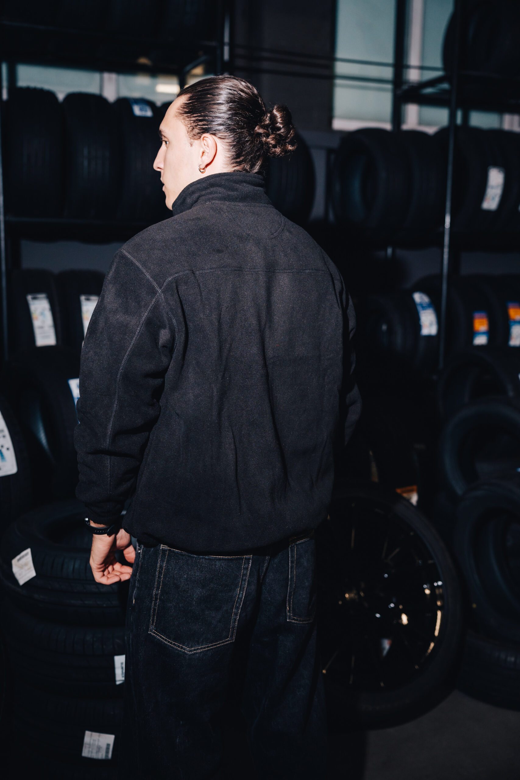 Fleece Zip-Up Oversized Jacket - Image 5