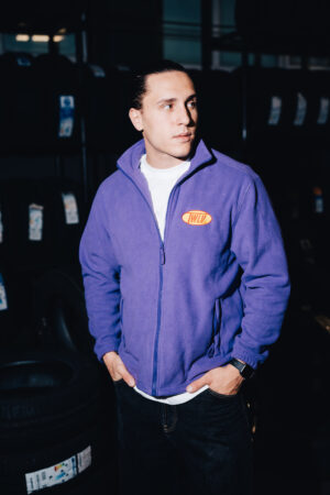 Fleece Zip-Up Oversized Jacket