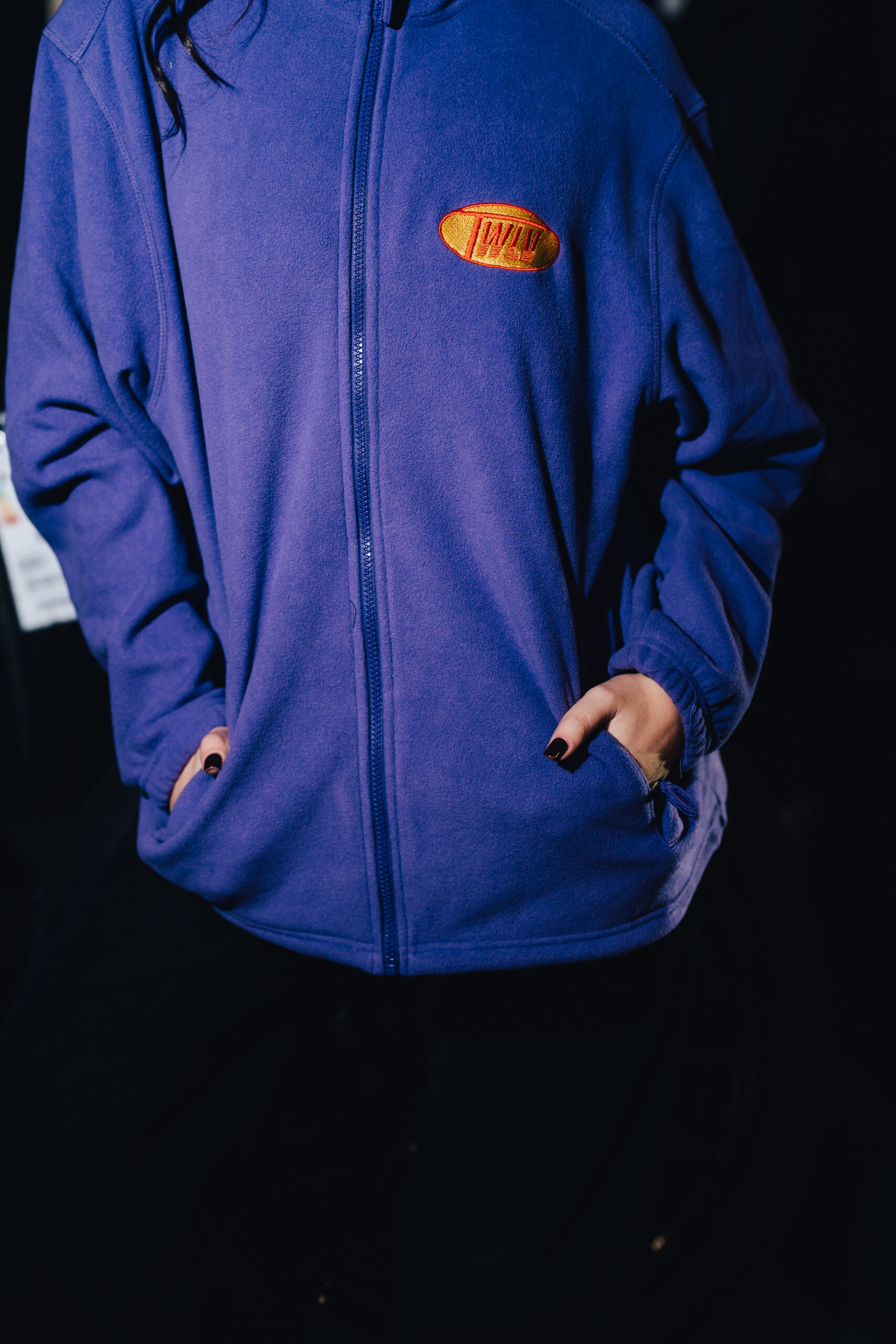 Fleece Zip-Up Oversized Jacket (w) - Image 4