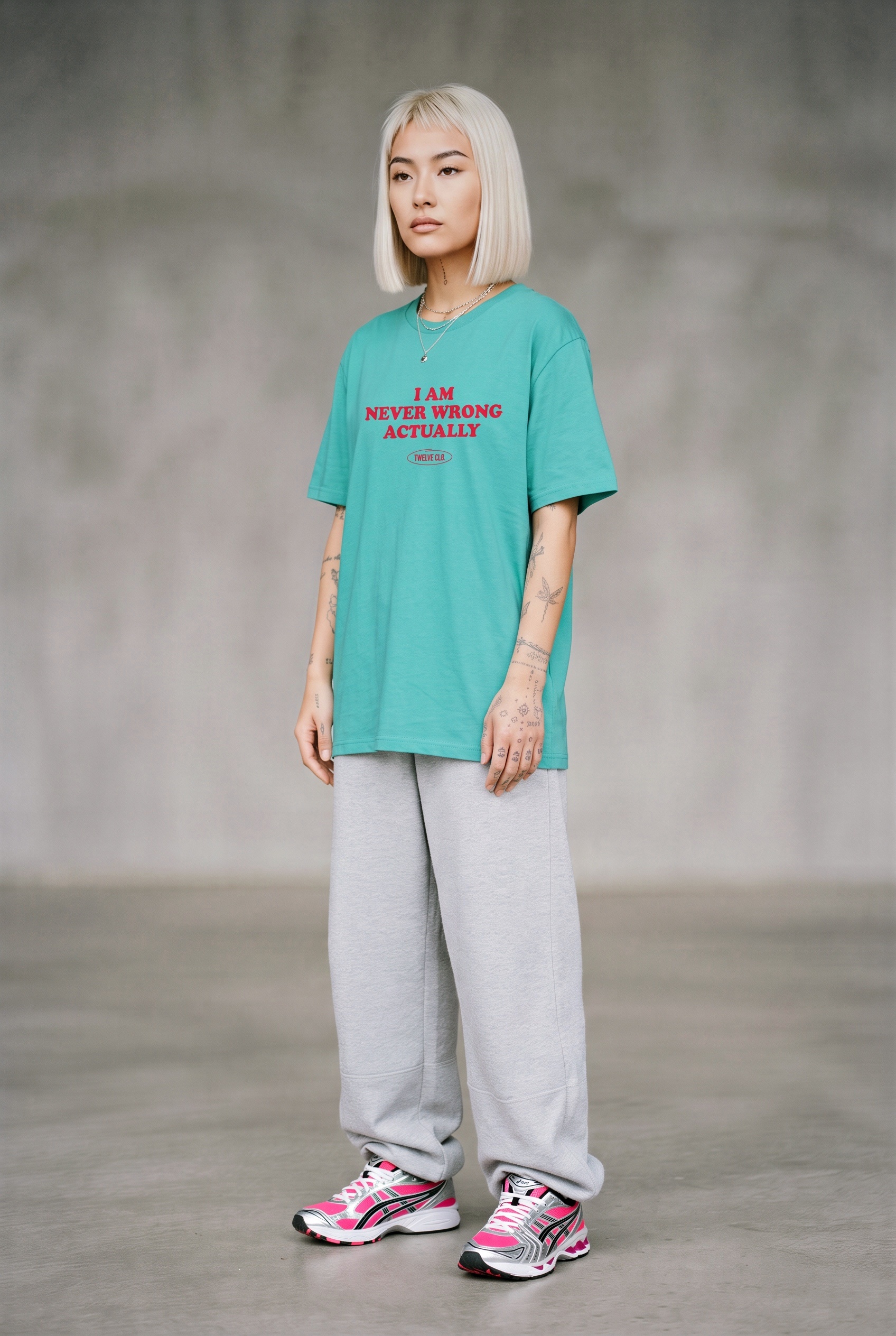 I am never wrong actually oversized tee (w) - Image 3
