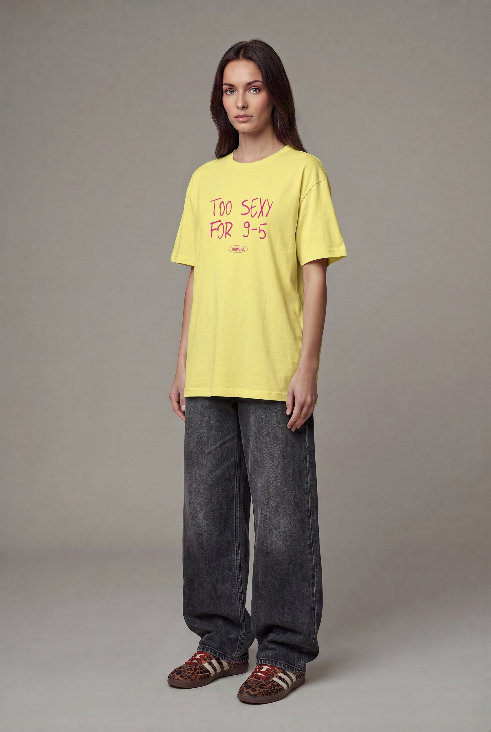 Too sexy for 9-5 oversized tee (w) - Image 2
