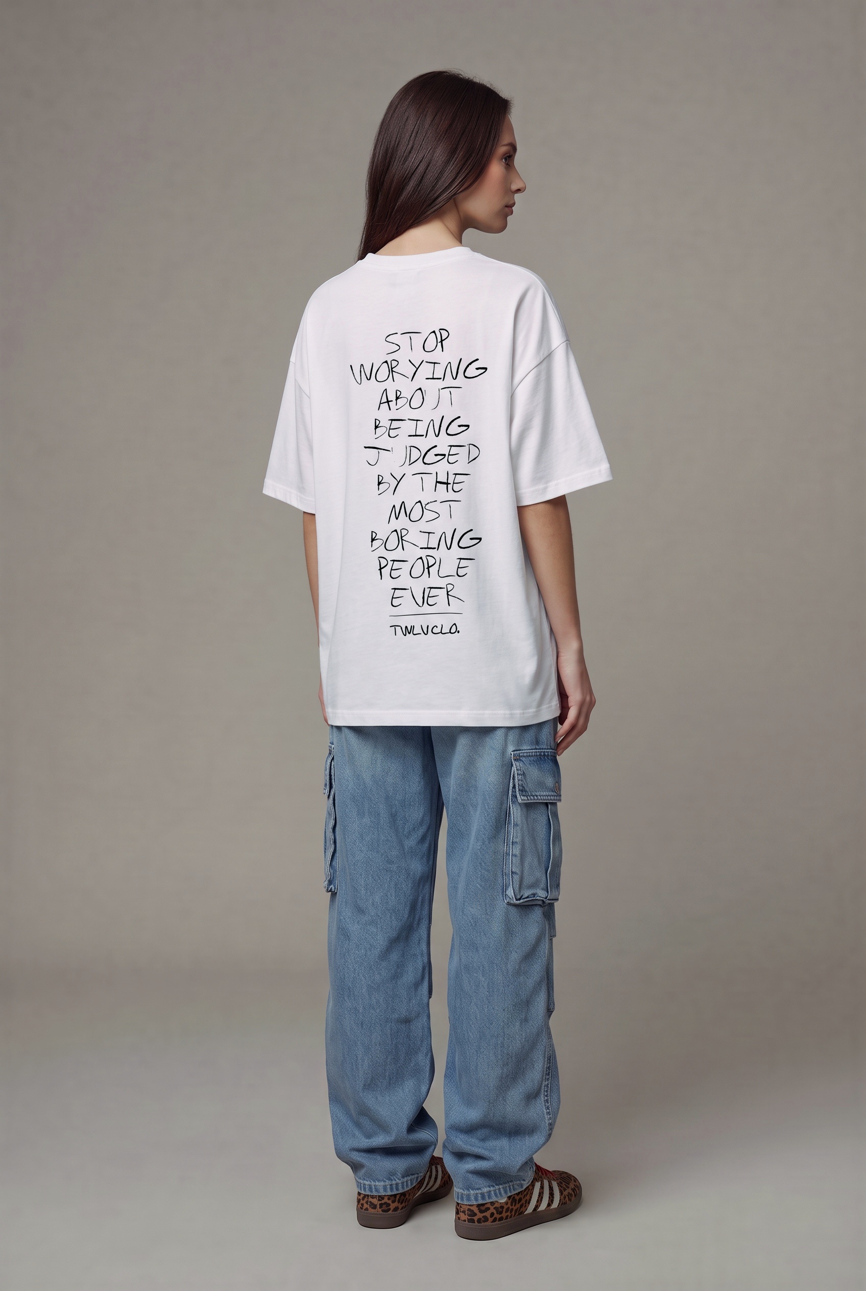 Boring people will always judge oversized tee (w) - Image 3
