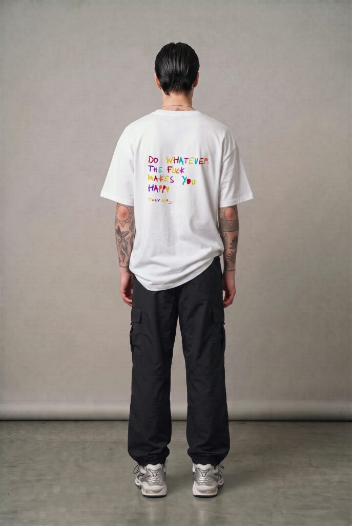 Do whatever the f$#k makes you happy oversized tee (m)