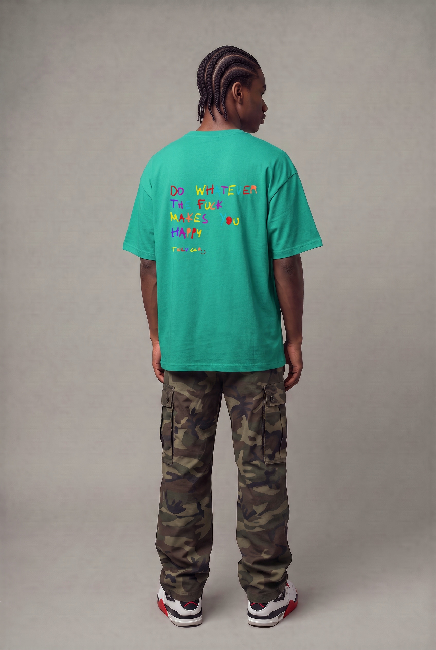 Do whatever the f$#k makes you happy oversized tee (m) - Image 2