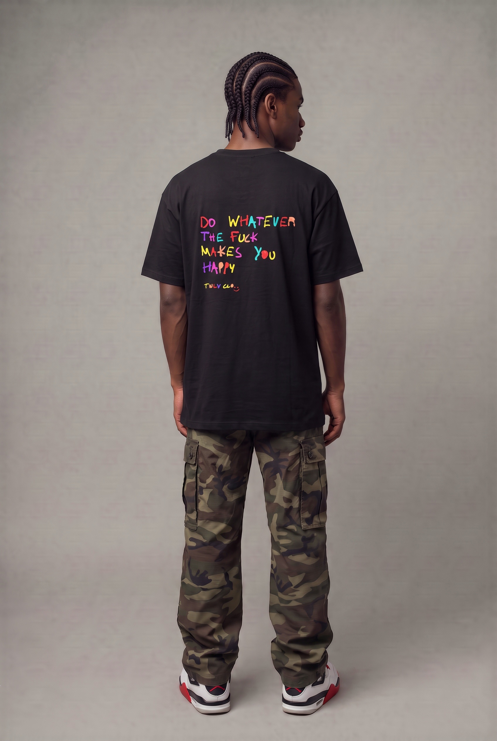 Do whatever the f$#k makes you happy oversized tee (m) - Image 4