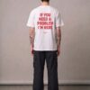 If you need a Problem i'm here oversized tee (m) - Thumbnail Image 1