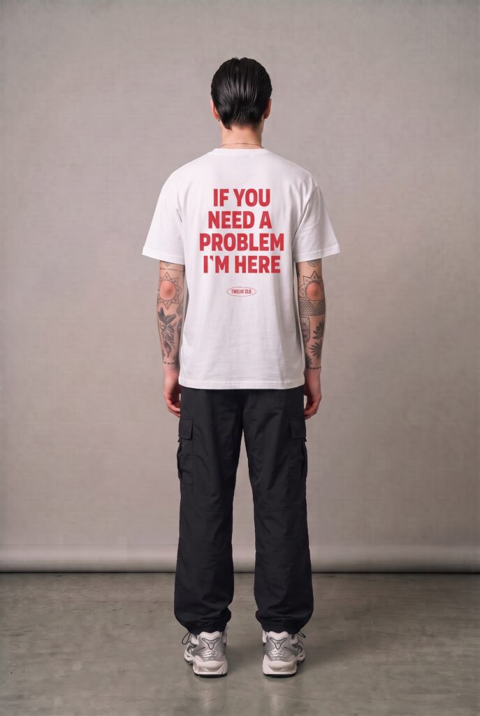 If you need a Problem i’m here oversized tee (m)