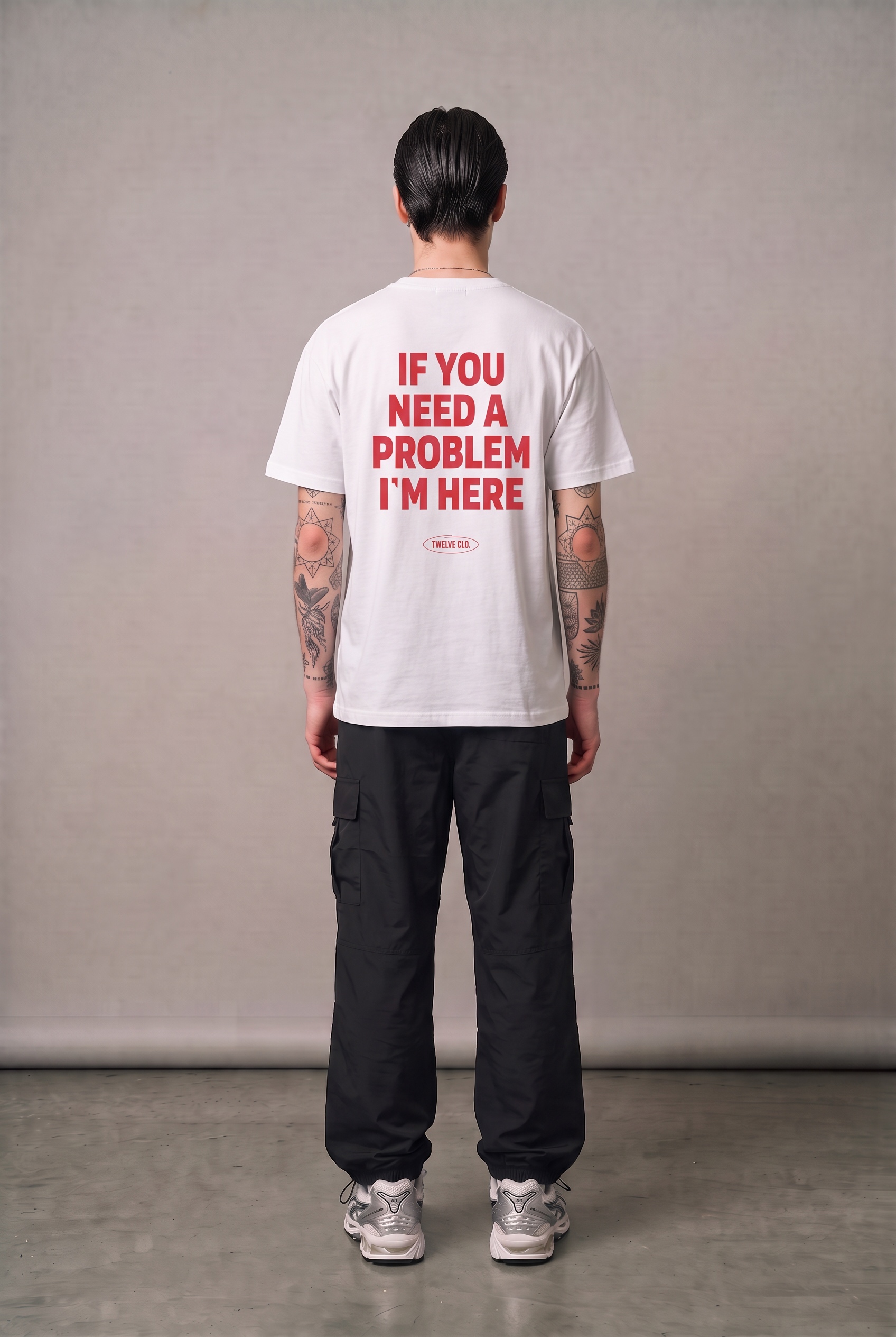If you need a Problem i'm here oversized tee (m) - Image 1