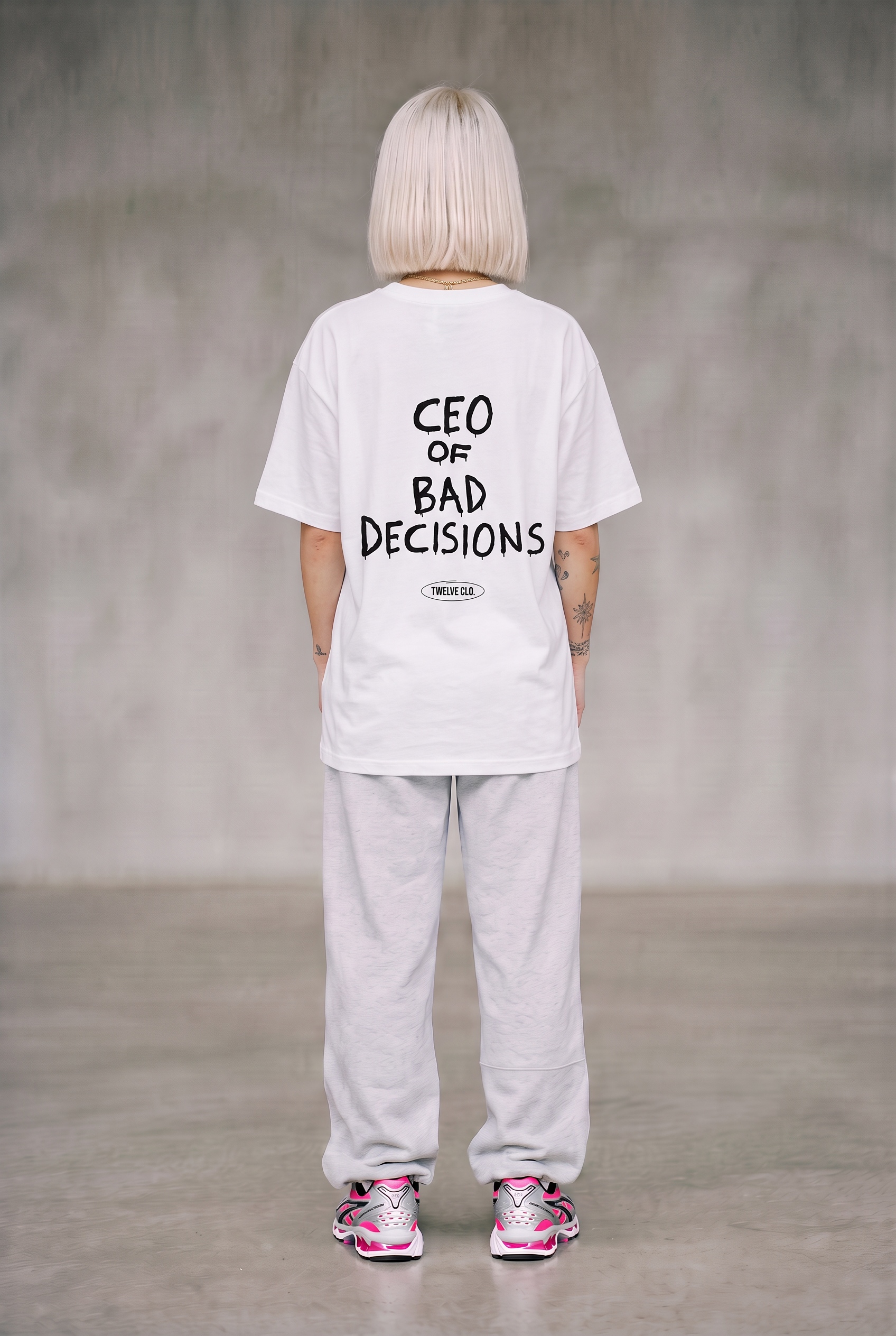 CEO of bad decisions oversized tee (w) - Image 2
