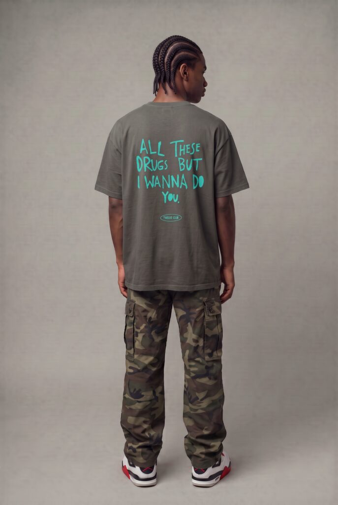 All these drugs but i wanna do you  oversized tee (m)