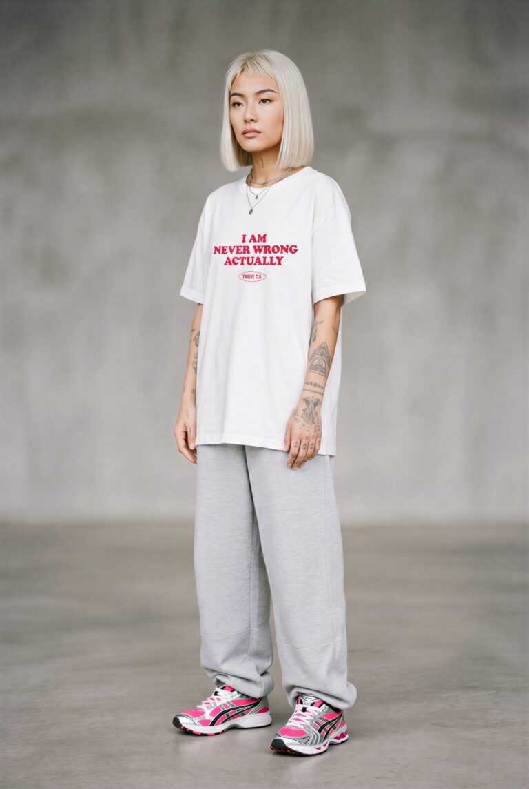I am never wrong actually oversized tee (w)